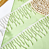 2Yards Polyester with Plastic Imitation Pearl Beads Tassel Ribbons OCOR-GF0004-99A-3