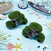2Pcs Resin Aquarium Cave Stone Micro Landscape Scene Ornaments DJEW-WA0001-04-4