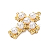 Brass Micro Pave Cubic Zirconia Pendants LS-KK-F895-10G-2