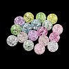 Transparent Crackle Acrylic Beads AC-CBA4496-12B-1