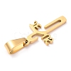 Easter 304 Stainless Steel Pendants STAS-Z018-14G-2