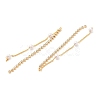 Brass Rhinestone Tassel Big Pendants KK-F860-38G-2