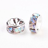 Brass Rhinestone Spacer Beads X-RB-A014-Z8mm-28S-NF-2