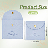 10Pcs Velvet Pouches with Snap Button ABAG-SP0001-42D-2