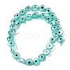 Handmade Evil Eye Lampwork Beads Strands LAMP-G164-10C-01-2