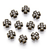 Alloy Crystal Rhinestone Beads ALRI-T004-09AB-3