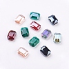 Electroplated Glass Beads X-EGLA-H002-A-M-1