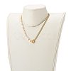 Brass Enamel Curb Chain Necklaces NJEW-JN03482-02-5