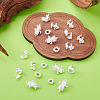 20Pcs 4 Styles Alloy Bead Caps & Pendant Cabochons Settings FIND-TA0010-07-6