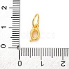925 Sterling Silver Letter Charms with Jump Rings STER-R008-01G-Q-3