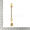 Brass Screw Peg Bails KK-NH0008-03AG-3