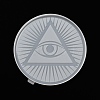 Eye of Providence/All-seeing Eye DIY Silicone Statue Mold AJEW-D052-02-5