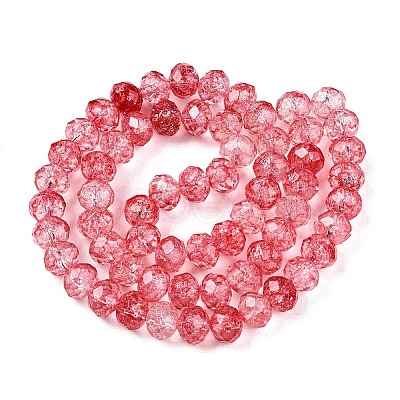 Transparent Glass Beads Strands GLAA-T023-6mm-A13-1