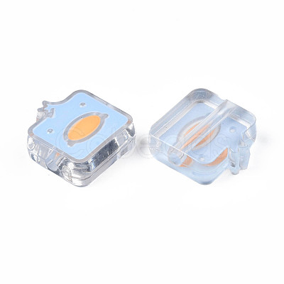 Transparent Acrylic Beads ACRC-S039-09A-1