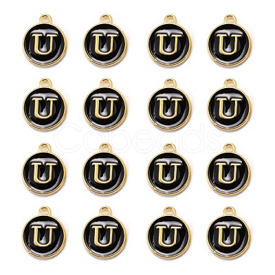 Golden Plated Alloy Charms ENAM-S118-02U-1