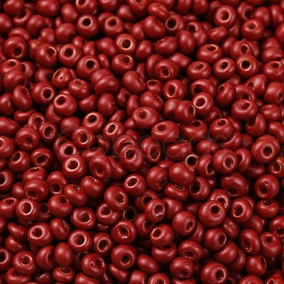 8/0 Baking Paint Glass Seed Beads SEED-M012-02A-43-1