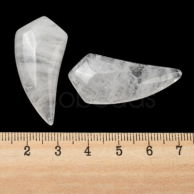 Natural Quartz Crystal Pendants G-M417-04F-1