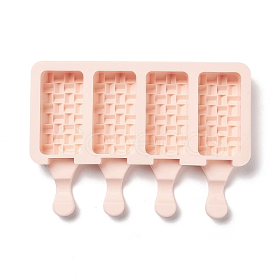 Food Grade DIY Rectangle Ice-cream Silicone Molds DIY-D062-05C-1