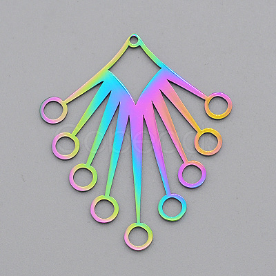 Ion Plating(IP) 201 Stainless Steel Chandelier Components Links STAS-T056-LA563-1