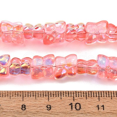 Transparent Glass Beads Strands GL-CBAAE04-02C-1