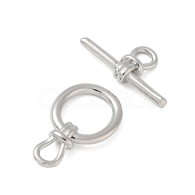 Brass Toggle Clasps KK-CBAFC6C-07H-P-1