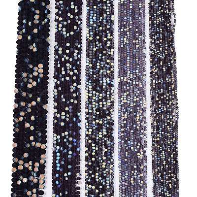 Transparent Glass Beads Strands EGLA-A044-T6mm-MB15-1