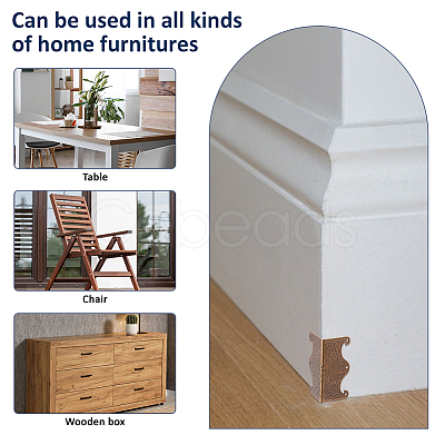 Brass Box Corner Protectors AJEW-WH0752-738AB-1