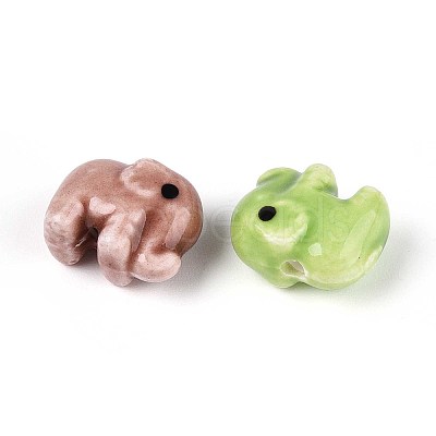 Handmade Porcelain Ceramic Beads PORC-T133-27M-1