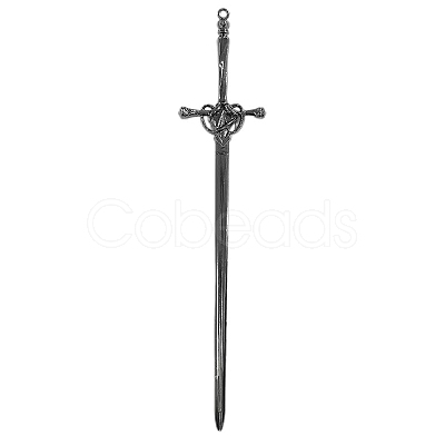 Alloy Flow Su Sword Hairpin Ancient Costume Headwear Hairpin Electroplating Pendant Sword ST5425824-1