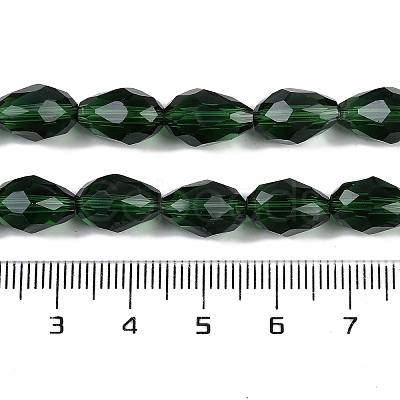 Transparent Glass Beads Strands LS-EGLA-N013-T8mm-D15-1