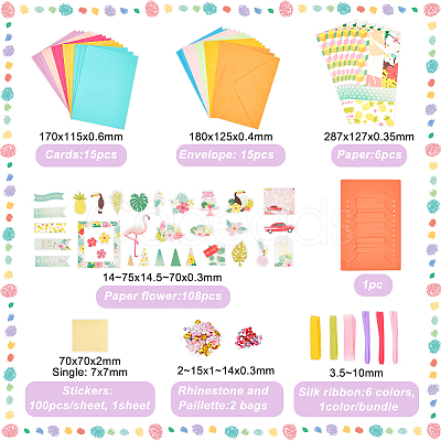 DIY Teachers' Day Theme Envelope & Card Kids Craft Kits AJEW-WH0415-62E-1