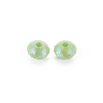 Opaque Acrylic Beads MACR-Q239-018C-08-1