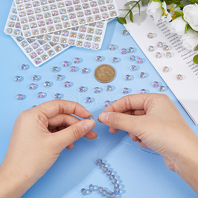 336Pcs Electroplate Glass Beads EGLA-WH0007-01C-1