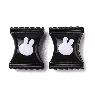 Two-tone Acrylic Beads OACR-U003-15-1