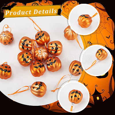12Pcs Plastic Pendant Decorations for Halloween Themed Decorations KY-WH20007-01-1