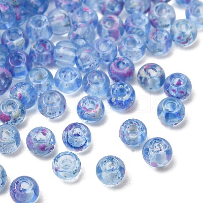 Picasso Transparent Glass Beads GL-CBA5413-01F-1