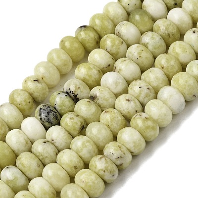 Natural Yellow Turquoise(Jasper) Beads Strands G-A280-A02-02-1