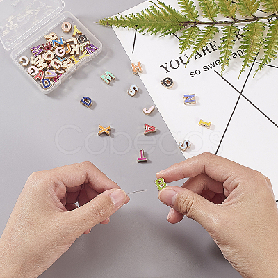 Alloy Enamel Slide Charms ENAM-CJ0001-25-1