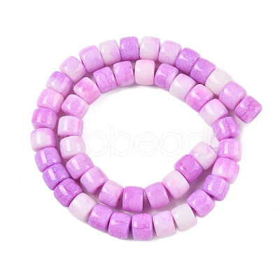 Ombre Effect Dyed Glass Beads Strands GLAA-H037-01C-1
