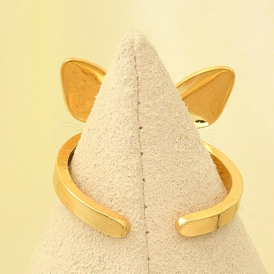 304 Stainless Steel Open Cuff for Wom RJEW-B109-02G-01-1