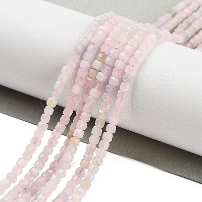 Natural Morganite Beads Strands G-H042-B05-01-1