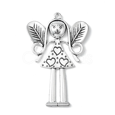 Tibetan Style Alloy Large Fairy Pendants LS-LF1724Y-1