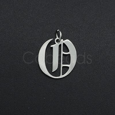Non-Tarnish 304 Stainless Steel Pendants A-STAS-R111-JA565-O-1