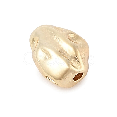 Nuggets Brass Beads KK-F889-01G-05-1