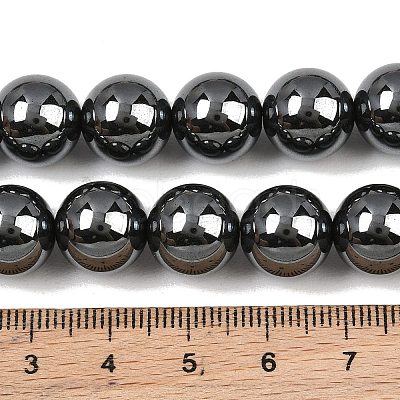 Synthetic Non-magnetic Hematite Beads Strands GG-CBAB93D-B01-12mm-1
