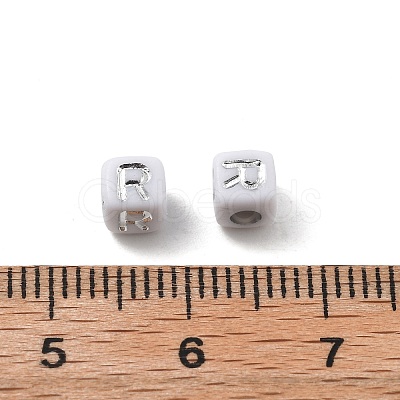 Opaque Acrylic Beads OACR-D282-06R-1