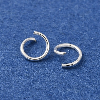 Brass Open Jump Rings KK-G604-08S-19-1