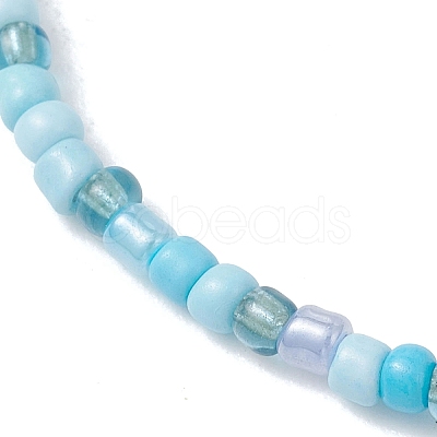 3Pcs Glass Seed Beads Stretch Bracelets for Women BJEW-MZ00290-1