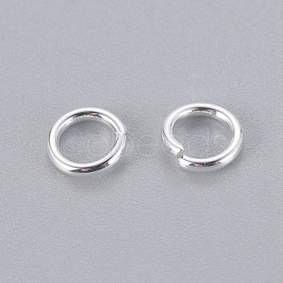 304 Stainless Steel Open Jump Rings X-STAS-E464-09B-S-1