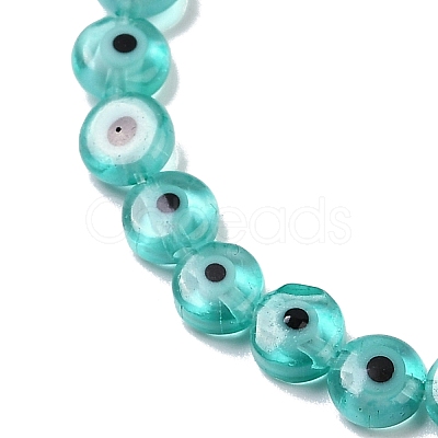 Handmade Evil Eye Lampwork Beads Strands LAMP-G164-10A-01-1